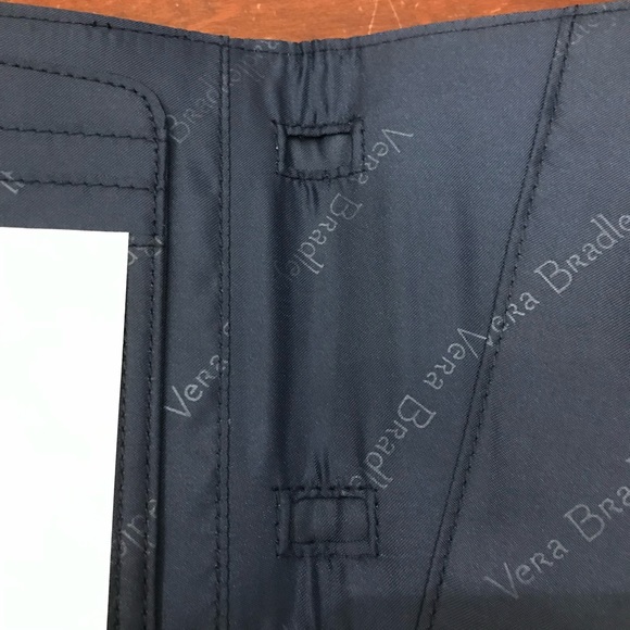 NWT VERA BRADLEY TRAVEL WALLET NAVY - Picture 6 of 6